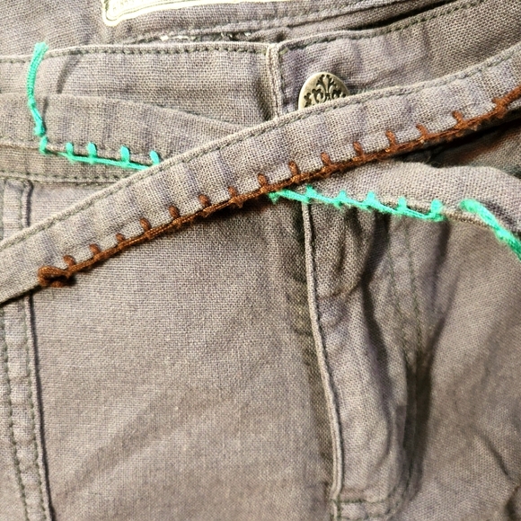 Free People Linen Flare Pants - Picture 5 of 7